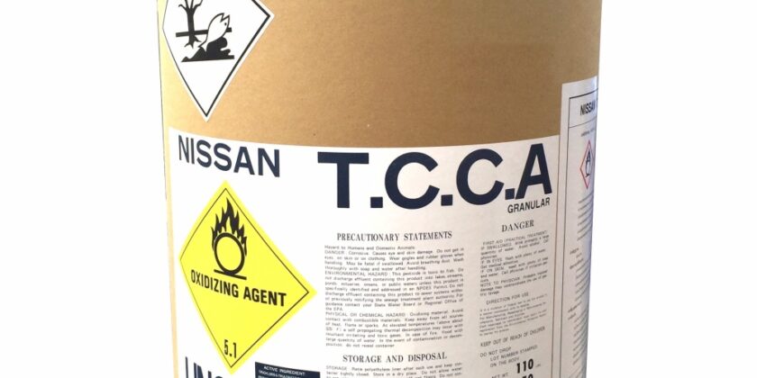 คลอรีนเม็ด 90% T.C.C.A. 90% Granular NISSAN 50Kg