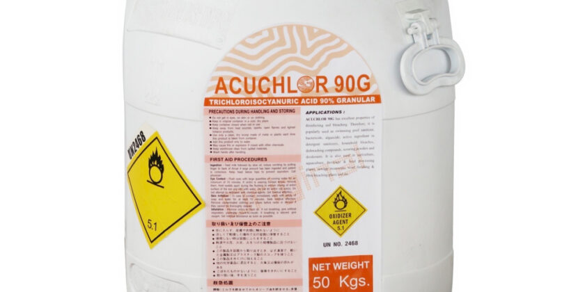 คลอรีนเม็ด 90% T.C.C.A. 90% Granular ACUCHLOR 50Kg